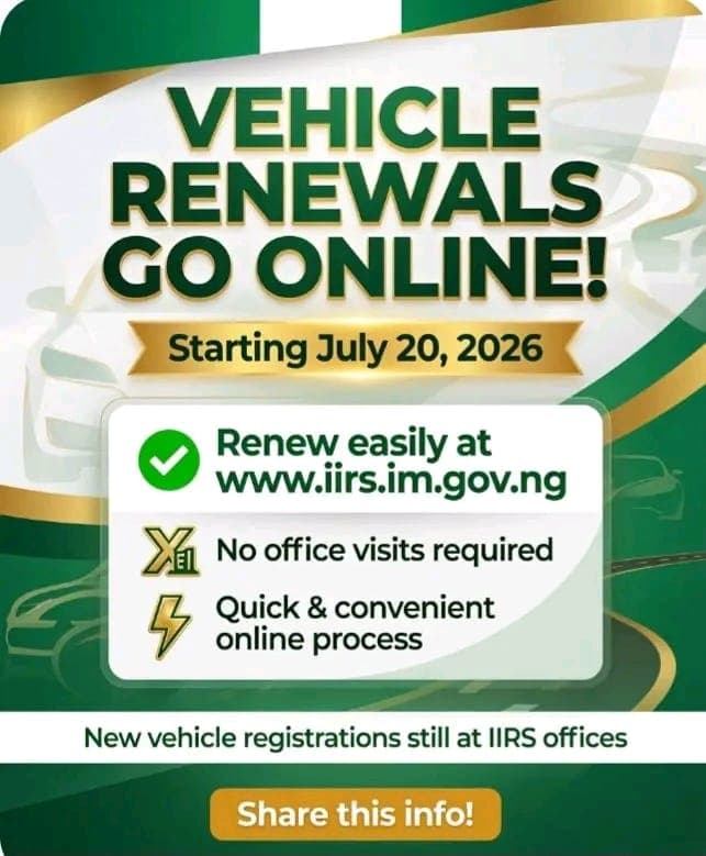 Imo Goes Fully Digital for Vehicle Paper Renewals as IIRS Rolls Out Mandatory Online Portal